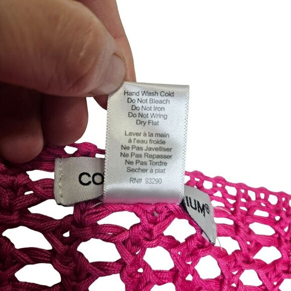 Cotton Emporium Granny Square Crocheted Pink Daisy Floral Cardigan M‎ - Picture 3 of 9